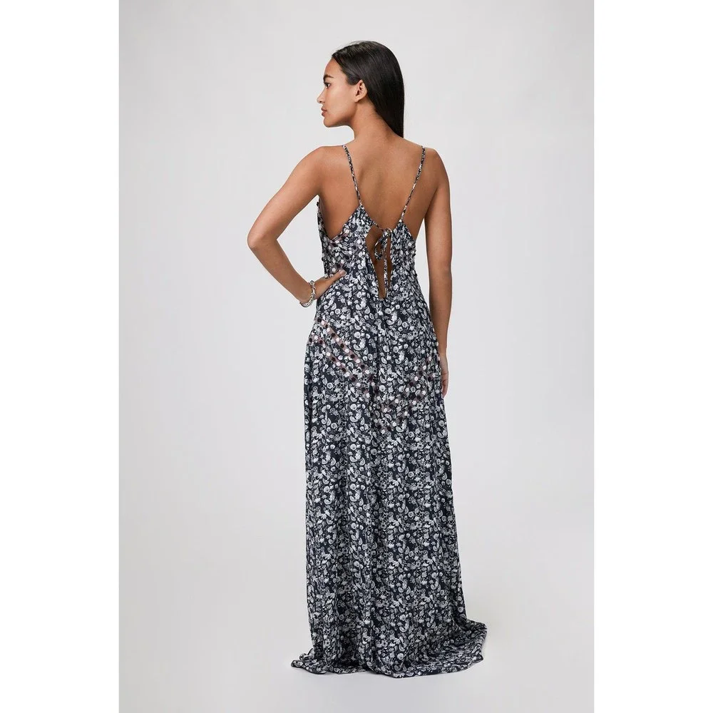 LONG FLORAL DRESS - Picture 3 of 6